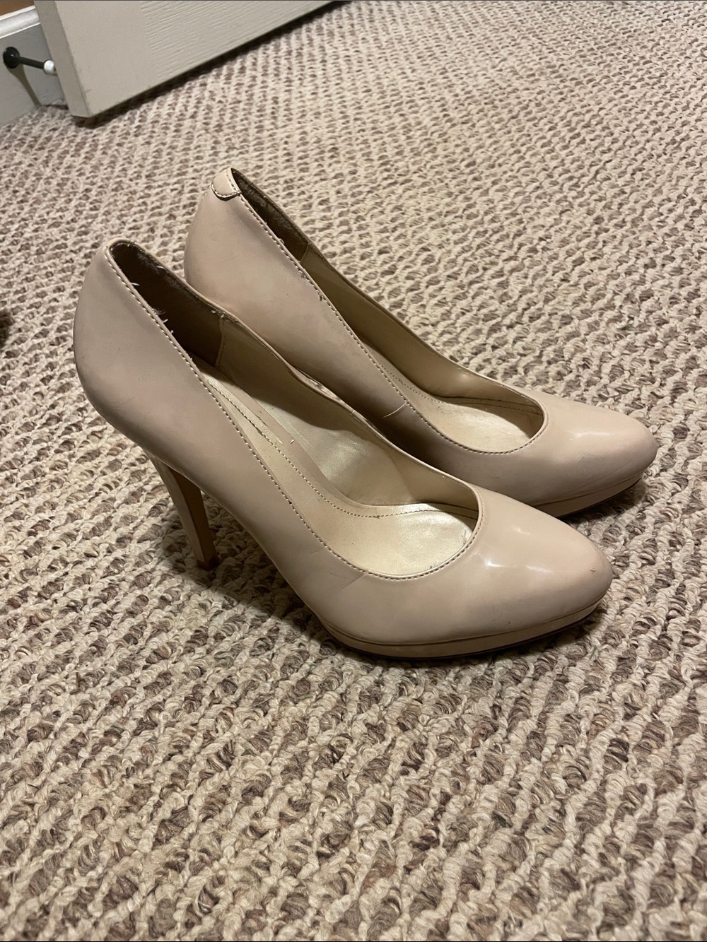 Classic Nude High Heel Pumps - Women